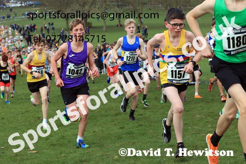 Boys Under-15s, 2024 CAU Inter Counties Cross Country Champs., Wollaton Park, Nottingham. Photo: David T. Hewitson/Sports for All Pics